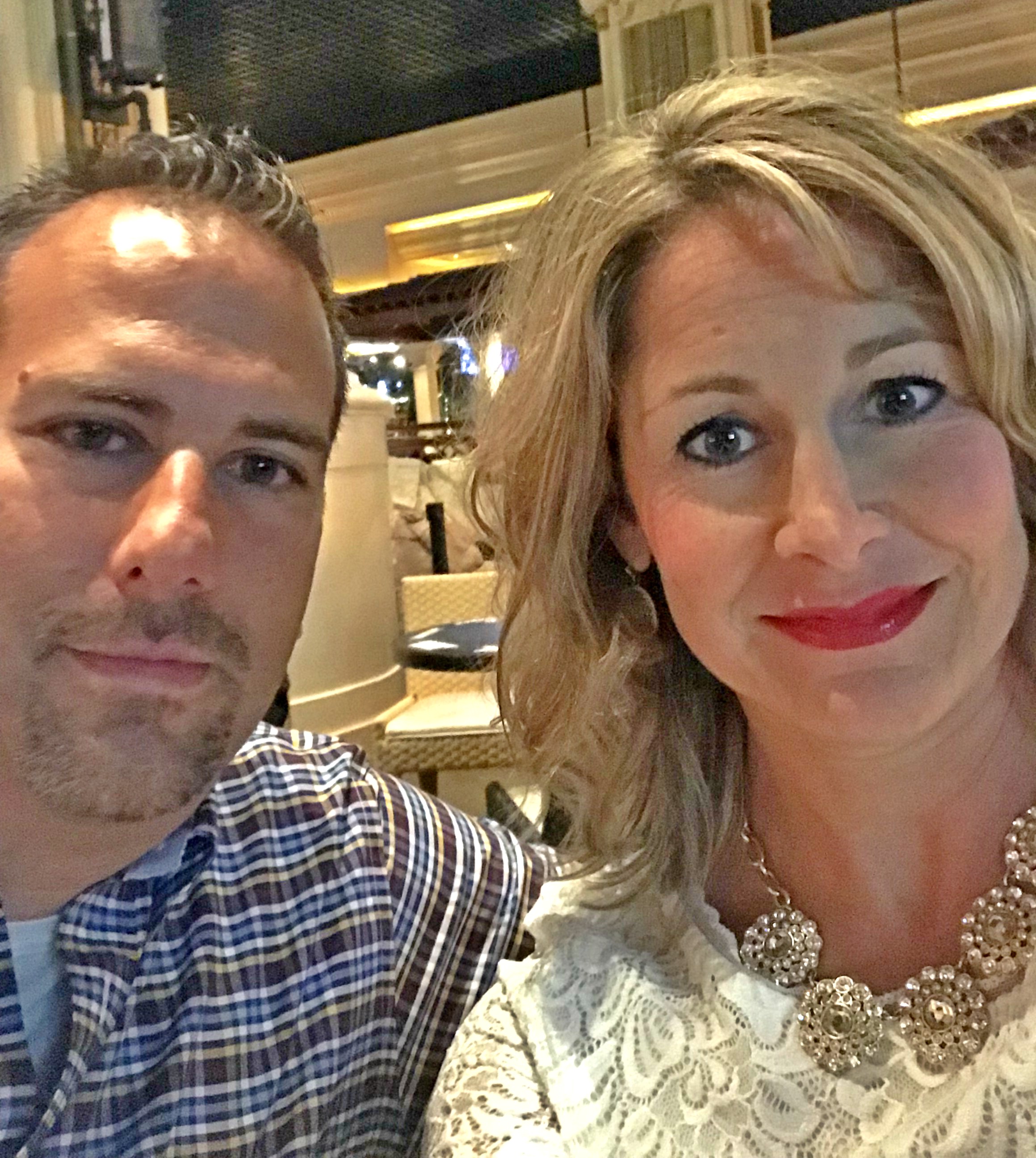 Amy Colli with her husband