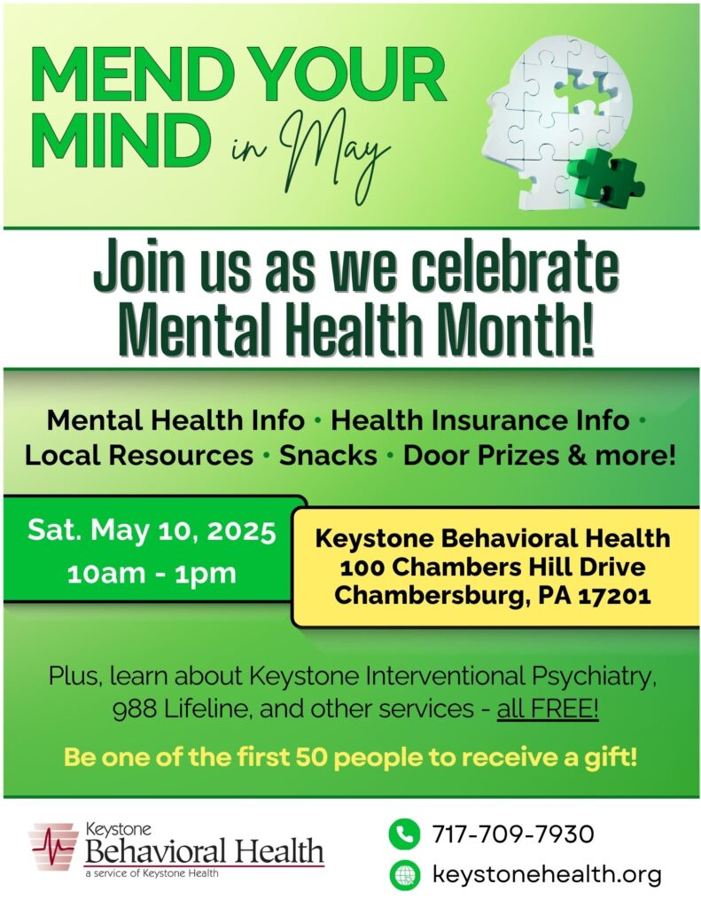 Mental Health month flyer